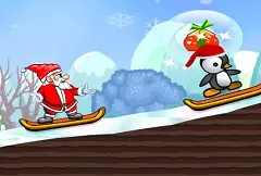 Christmas Games, Santa Super Skiing, Games-kids.com