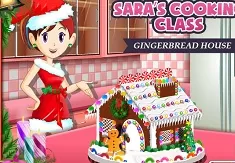 Cooking Games, Sara Cooking Gingerbread House, Games-kids.com