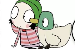 Sarah and Duck Games, Sarah and Duck Colouring Fun, Games-kids.com