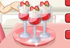 Cooking Games, Saras Strawberry Parfait, Games-kids.com