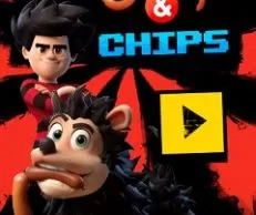 Dennis and Gnasher Unleashed Games, Sausages and Chips, Games-kids.com