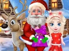 Christmas Games, Save Injured Santa and Christmas Elk, Games-kids.com
