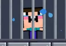 Minecraft Games, Save the Noob Prison Break, Games-kids.com