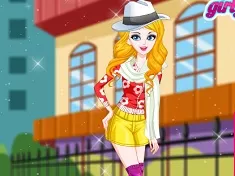 Girl Games, Scarf Fashion Look, Games-kids.com