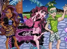 Monster High Games, Scaris Cafe Cart, Games-kids.com