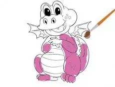 Dinosaurs Games, Scary Reptiles Coloring, Games-kids.com