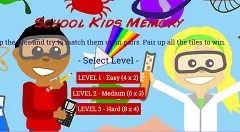 Boys Games, School Kids Memory, Games-kids.com