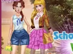 Girl Games, School Style Vs Street Style, Games-kids.com