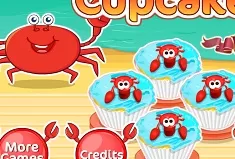 Little Mermaid Games, Sebastian Cupcakes, Games-kids.com