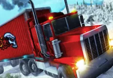 Cars Games, Semi Truck Snow Simulator, Games-kids.com