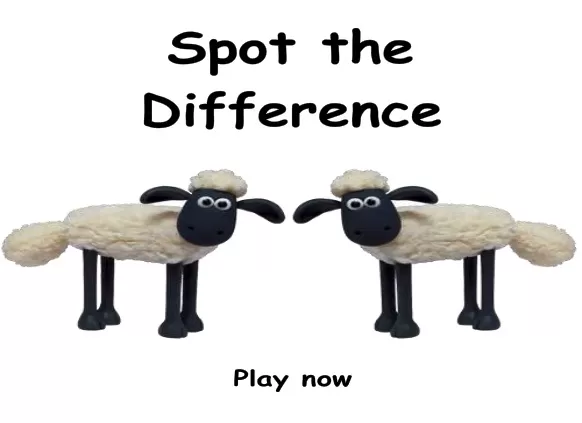 Shaun the Sheep Games, Shaun the Sheep Differences, Games-kids.com