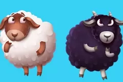 Puzzle Games, Sheeps Adventure, Games-kids.com