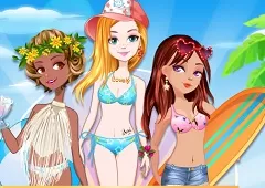 Girl Games, Shopaholic Beach Models, Games-kids.com