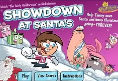 Fairly OddParents games, Showdown at Santa's , Games-kids.com