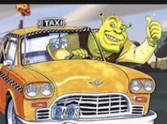 Shrek Games, Shrek Cab Puzzle, Games-kids.com