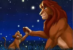 Puzzle Games, Simba and Mufasa, Games-kids.com