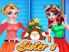 Frozen  Games, Sisters Christmas Tree, Games-kids.com