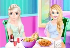 Frozen  Games, Sisters Delicious Lunch, Games-kids.com