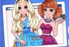 Frozen  Games, Sisters Fashion Diva Face Off, Games-kids.com