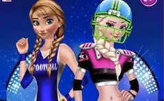 Frozen  Games, Sisters Football Baby, Games-kids.com