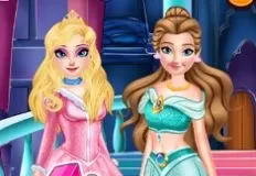 Frozen  Games, Sisters Princess Costumes Shopping, Games-kids.com