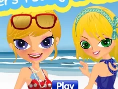 Girl Games, Sisters Ready to Swim, Games-kids.com