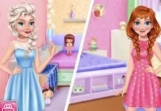 Frozen  Games, Sisters Strawberry Outfits, Games-kids.com