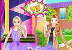 Princess Games, Sisters Street Style vs Stage Style, Games-kids.com