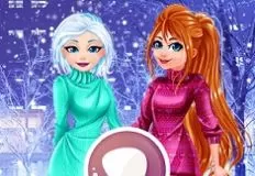 Frozen  Games, Sisters Winter Holiday Drama, Games-kids.com