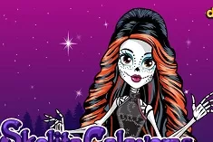 Monster High Games, Skelita Calaveras Boney Makeover, Games-kids.com