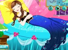 Frozen  Games, Sleeping Princess Anna, Games-kids.com