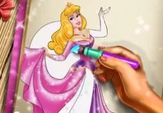 Sleeping Beauty Games, Sleepy Princess Coloring Book, Games-kids.com