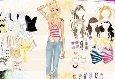 Girl Games, Smiley Dress Up, Games-kids.com