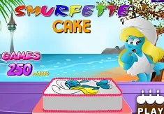 Smurfs Games, Smurfette Cake, Games-kids.com