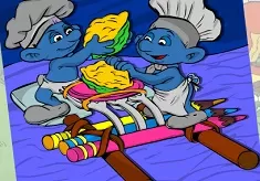 Smurfs Games, Smurfs Coloring Game, Games-kids.com