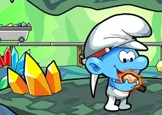 Smurfs Games, Smurfs Dig and Dug, Games-kids.com