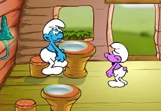 Smurfs Games, Smurfs Dinner , Games-kids.com