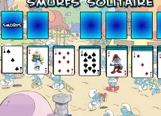 Smurfs Games, Smurfs Solitaire, Games-kids.com