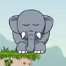 Animal Games, Snoring Elephant Puzzle, Games-kids.com