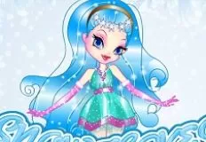 Girl Games, Snow Flakes Dress Up, Games-kids.com