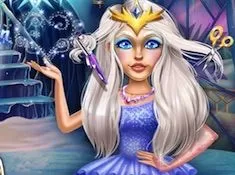 Hairstyle games, Snow Queen Real Haircuts, Games-kids.com