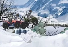 Racing Games, Snow Racing ATV, Games-kids.com