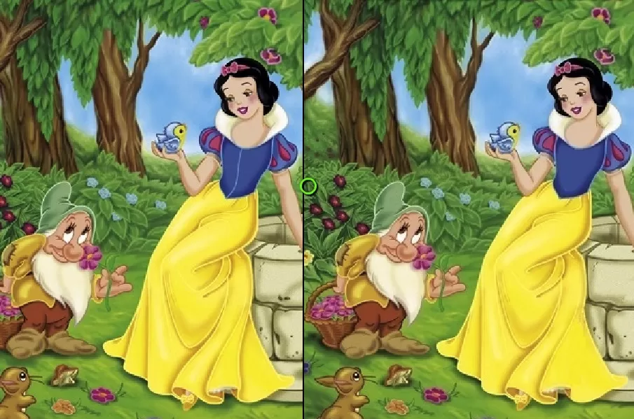 Snow White Games, Snow White Differences, Games-kids.com