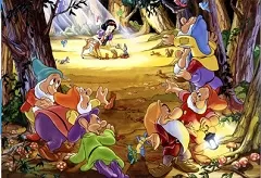 Snow White Games, Snow White in the Glade, Games-kids.com