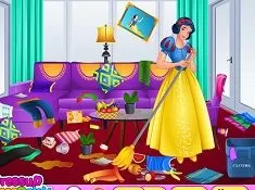 Snow White Games, Snow White Messy Room, Games-kids.com