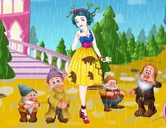 Snow White Games, Snow White Rainy Day, Games-kids.com