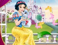 Snow White Games, Snow White Washing Clothes, Games-kids.com