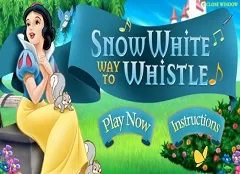 Snow White Games, Snow White Way to Whistle, Games-kids.com