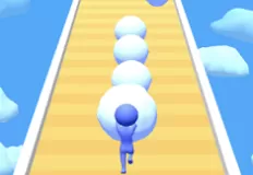 3D Games, Snowball Rush 3D, Games-kids.com