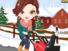 Girl Games, Snowblower, Games-kids.com